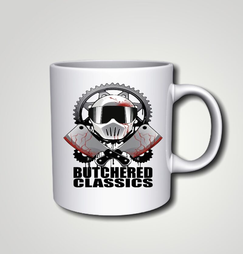 Butchered Classic Gears Mug