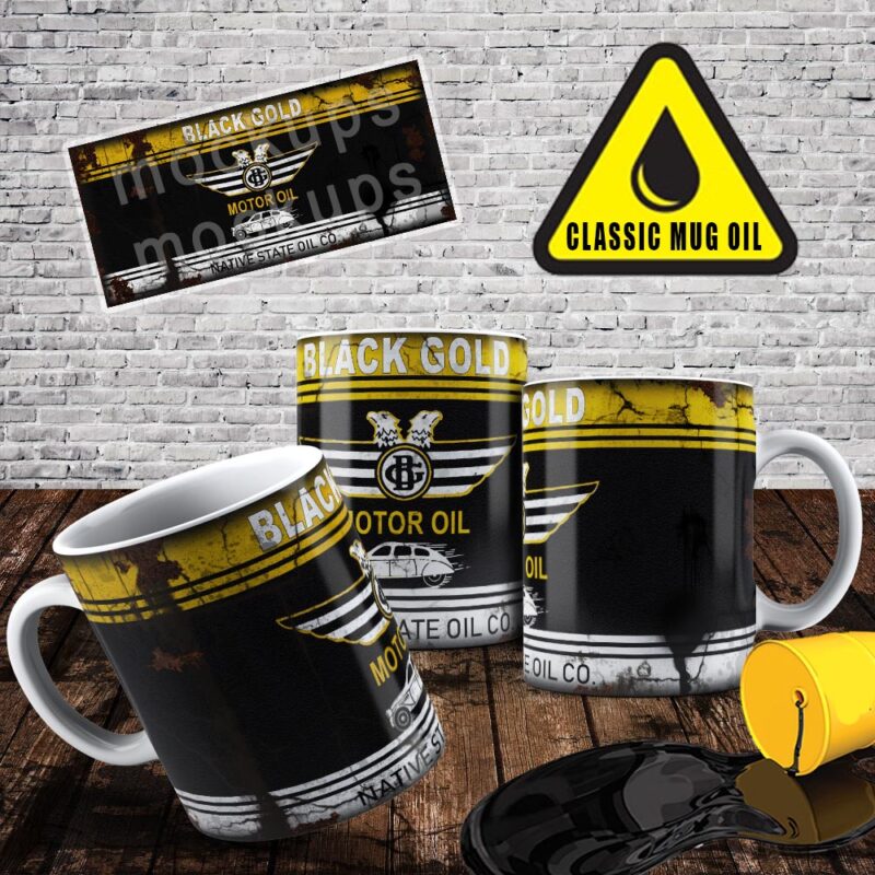 Retro Oil Can Mug - Image 5