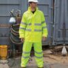 RS216 Safe-Guard Hi-Vis Waterproof Suit
