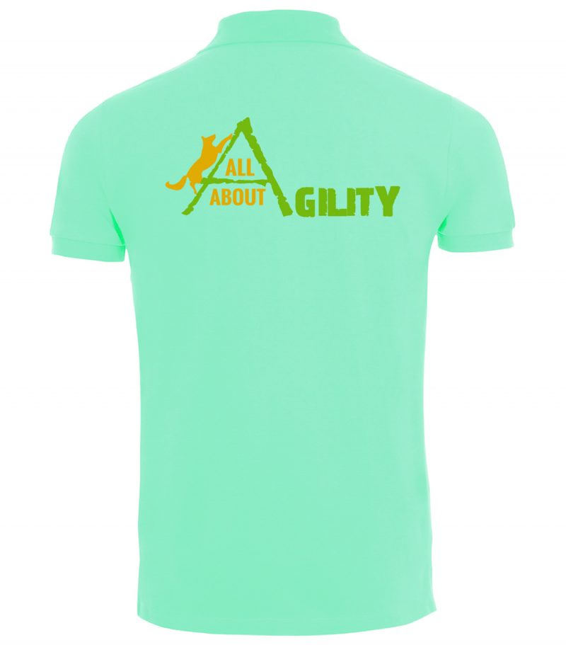 All About Agility Mint Polo Shirt - Image 2