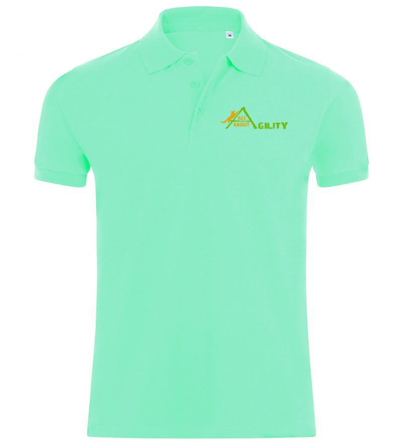 All About Agility Mint Polo Shirt