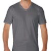 Premium Gildan V Neck T-Shirt - Image 3