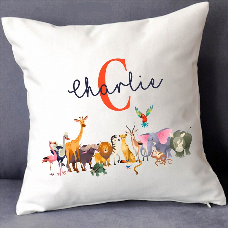 Personalised Jungle Cushion 2