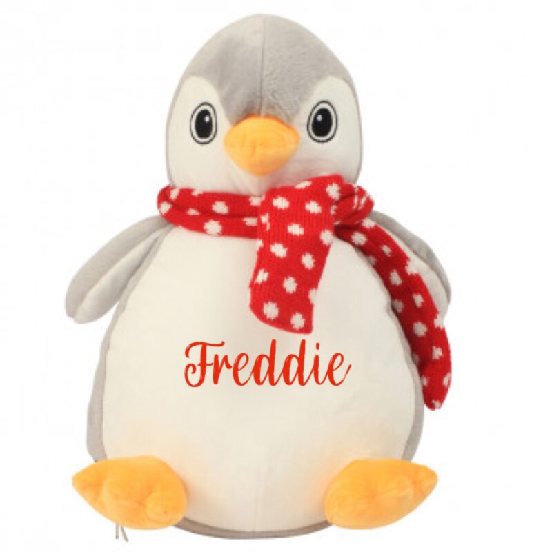 Personalised Penguin Soft Toy Pajama Case
