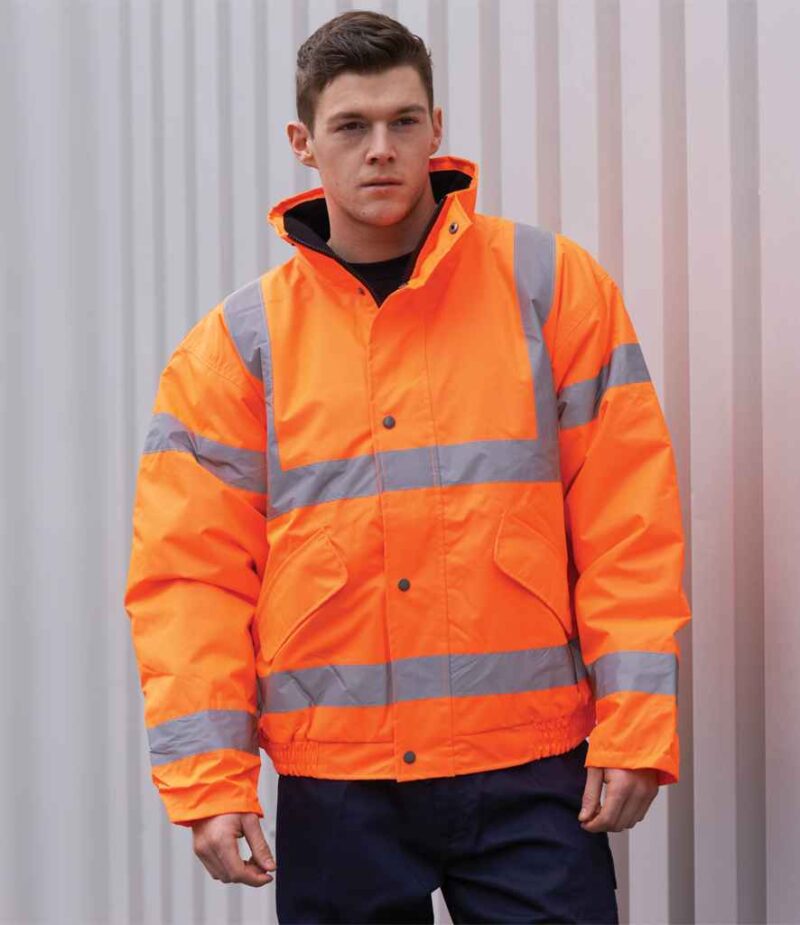 PW021 Hi Viz Bomber Jacket