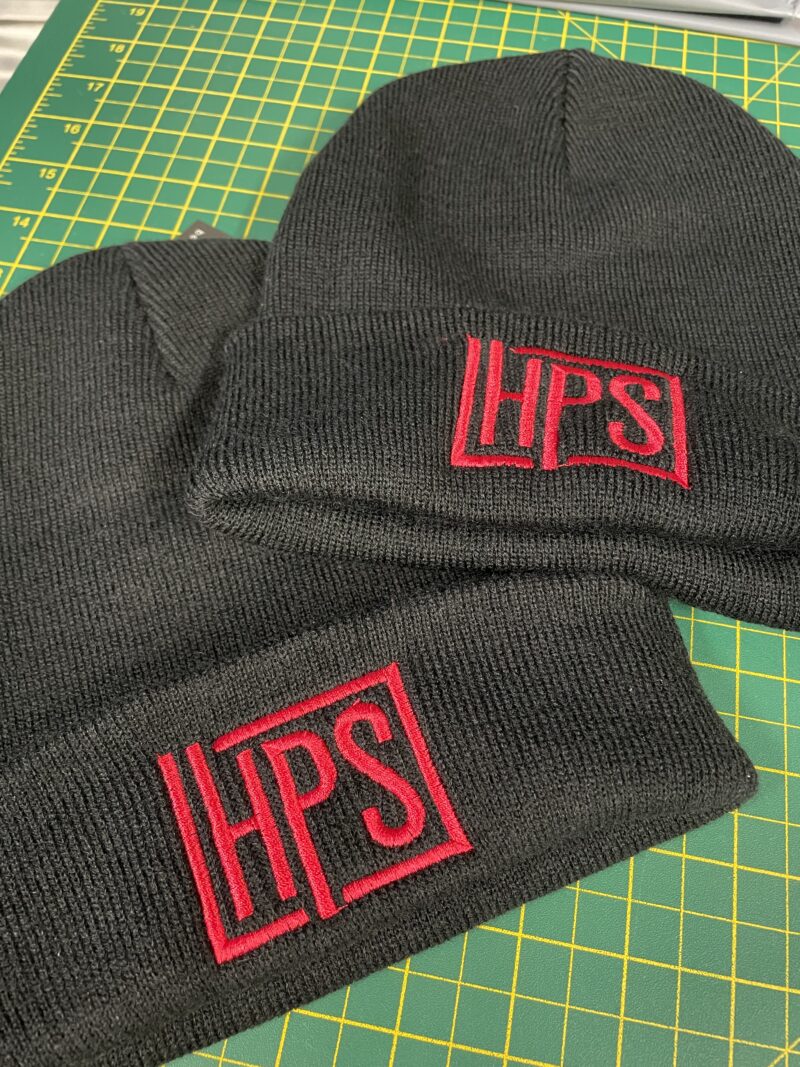 Embroidered Cuffed Beanie Hat