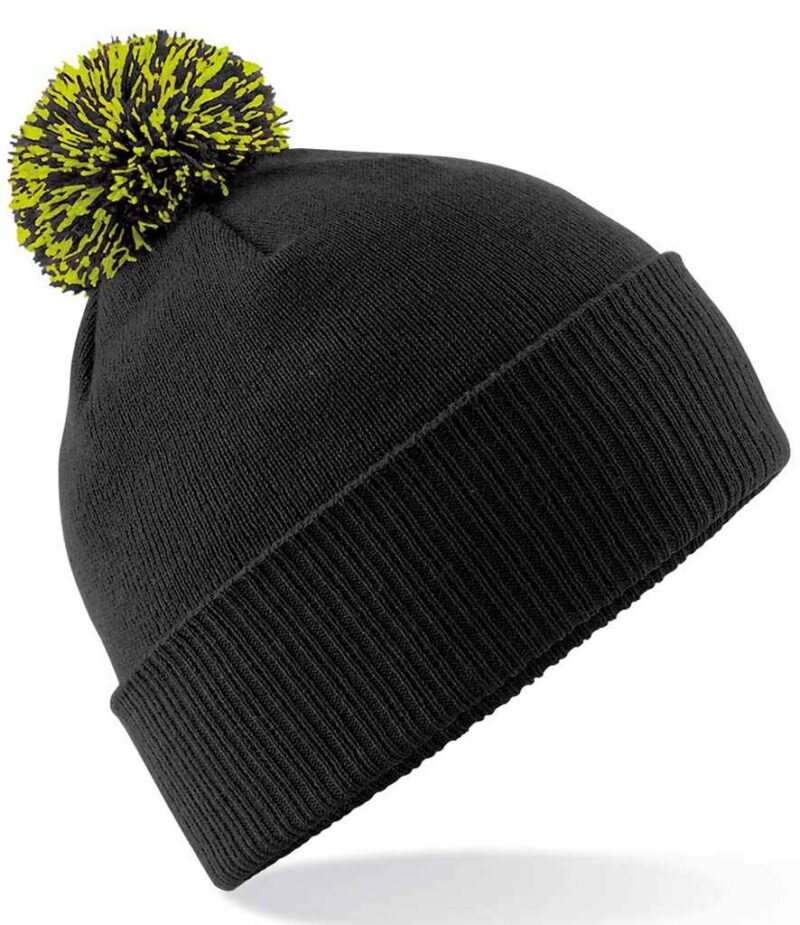 Embroidered Beanie Bobble Hat - Image 12