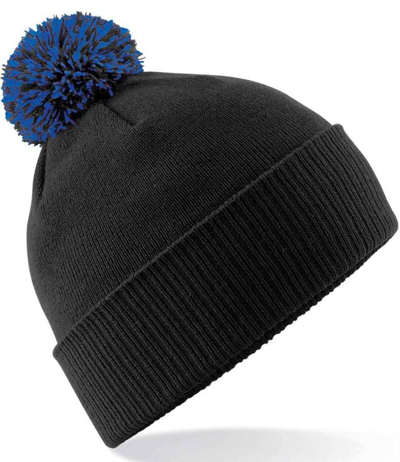 Embroidered Beanie Bobble Hat - Image 15