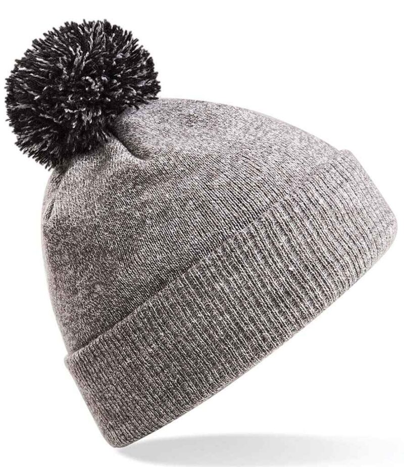 Embroidered Beanie Bobble Hat - Image 6