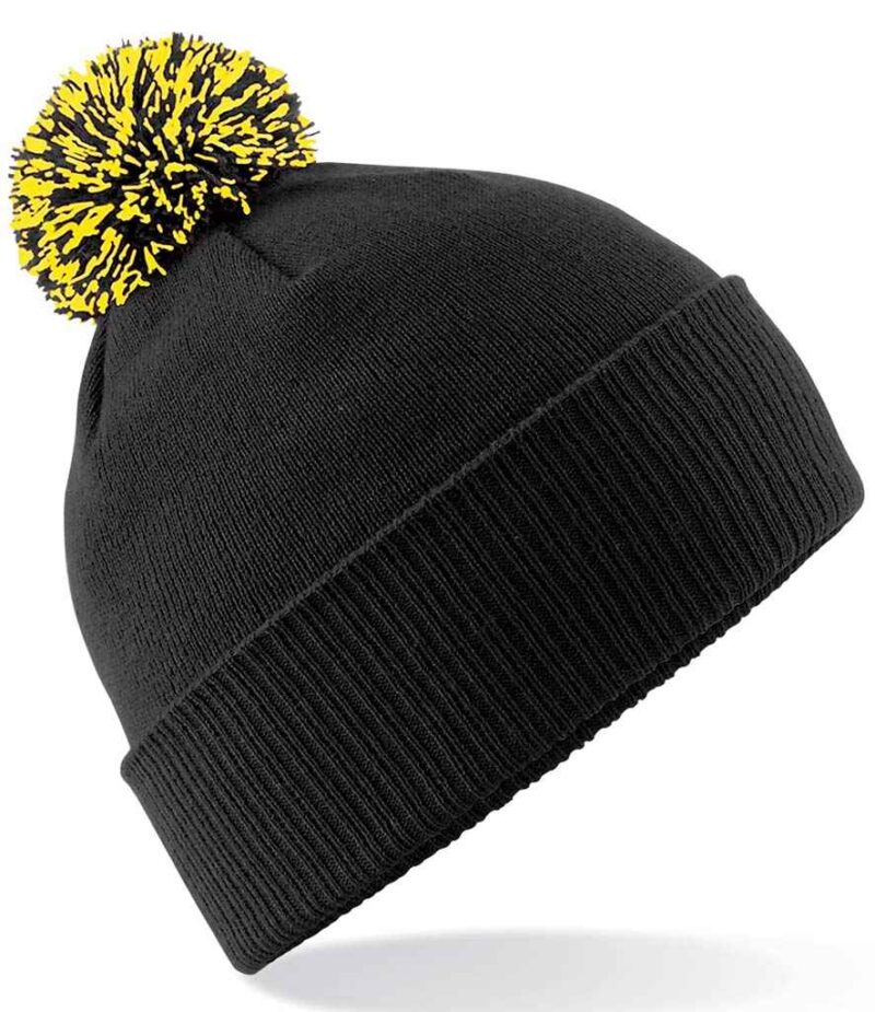 Embroidered Beanie Bobble Hat - Image 13