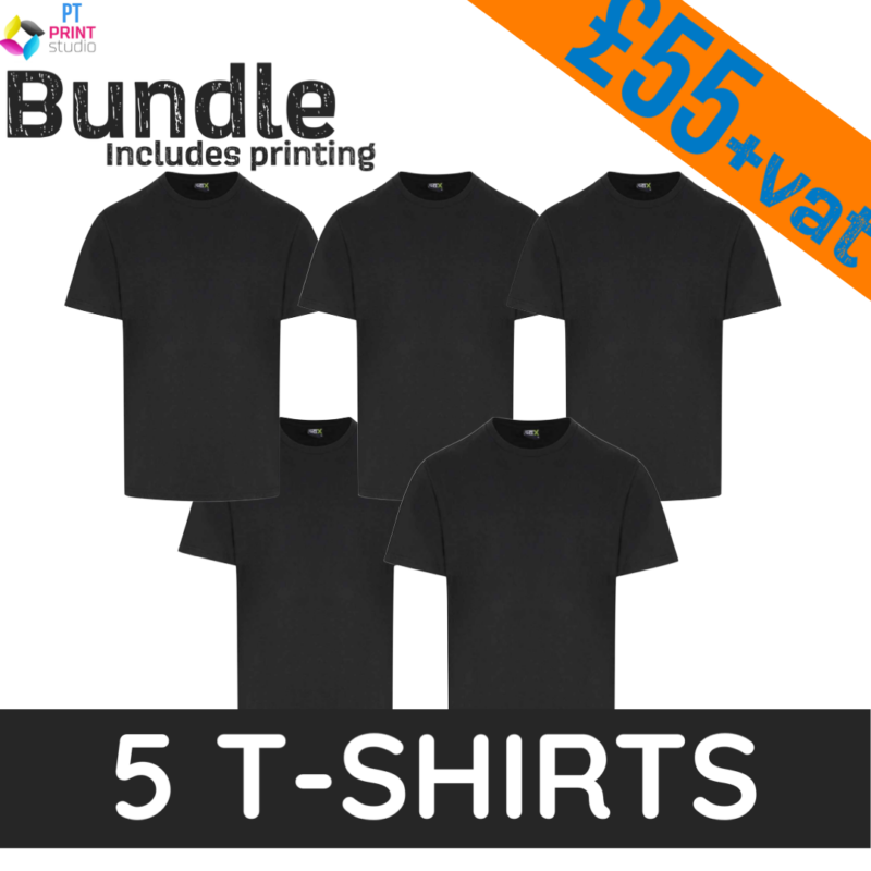 5 T-shirt Bundle