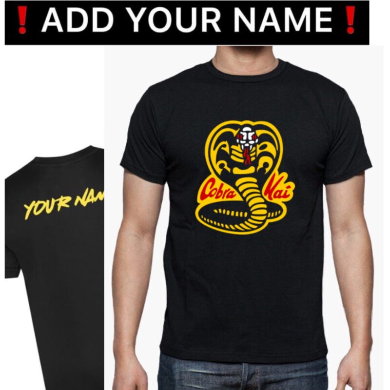 Personalised Cobra Kai T-Shirt