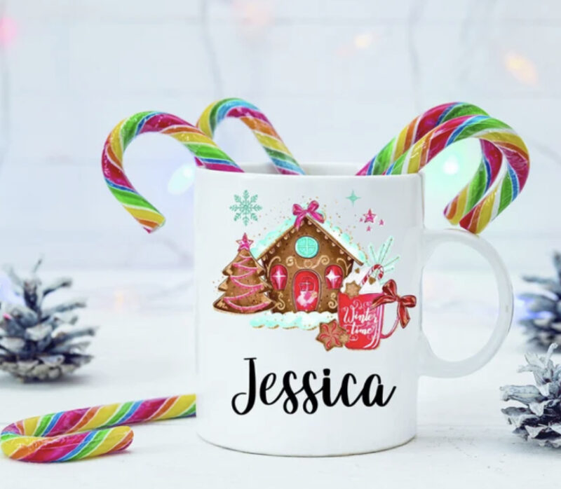 Personalised Christmas Winter mug
