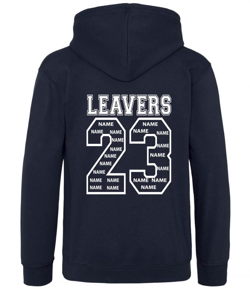 Adults Leavers Hoody With Names 2023