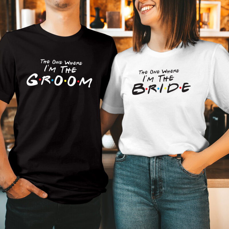 Friends Bride and Groom T-Shirts