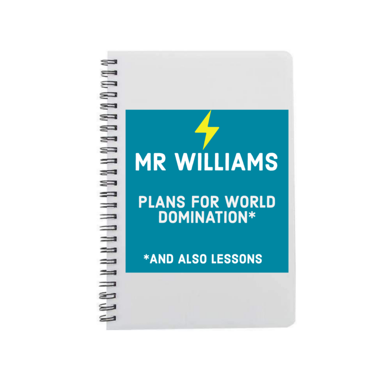 Personalised World Domination Teachers Notebook
