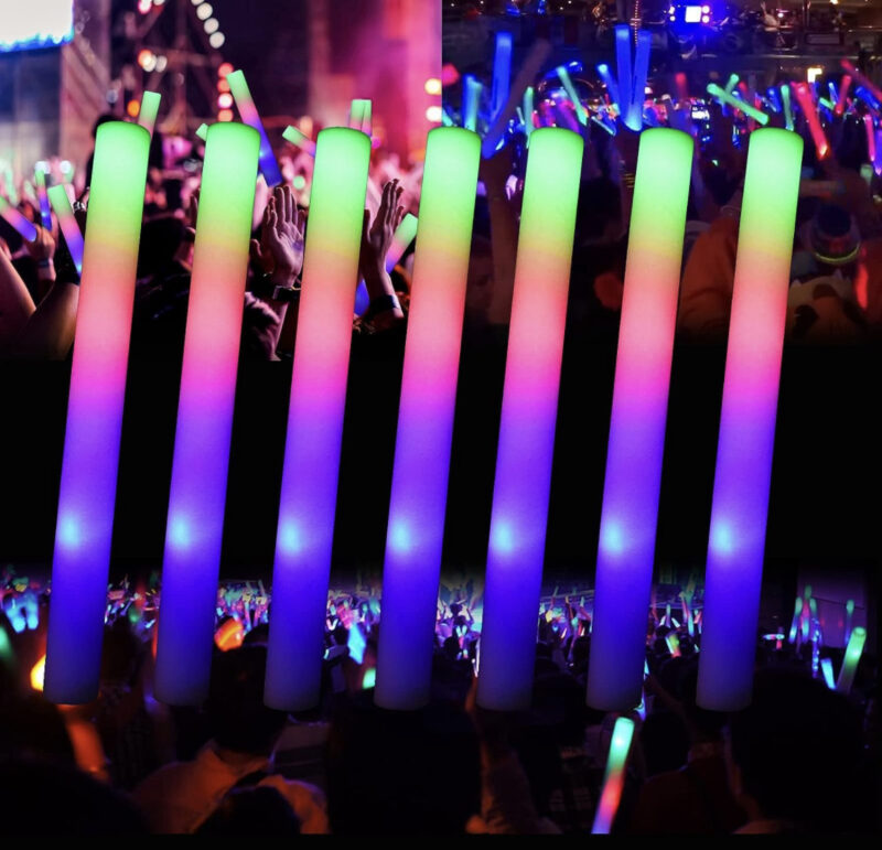 Plain Light Up Foam Glow Sticks - Image 2