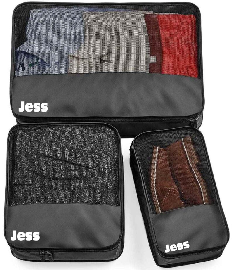 Personalised Packing Cubes