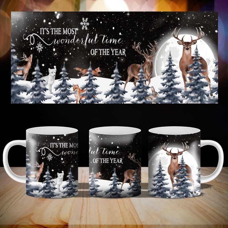 Most Wonderful time of the year Christmas mug