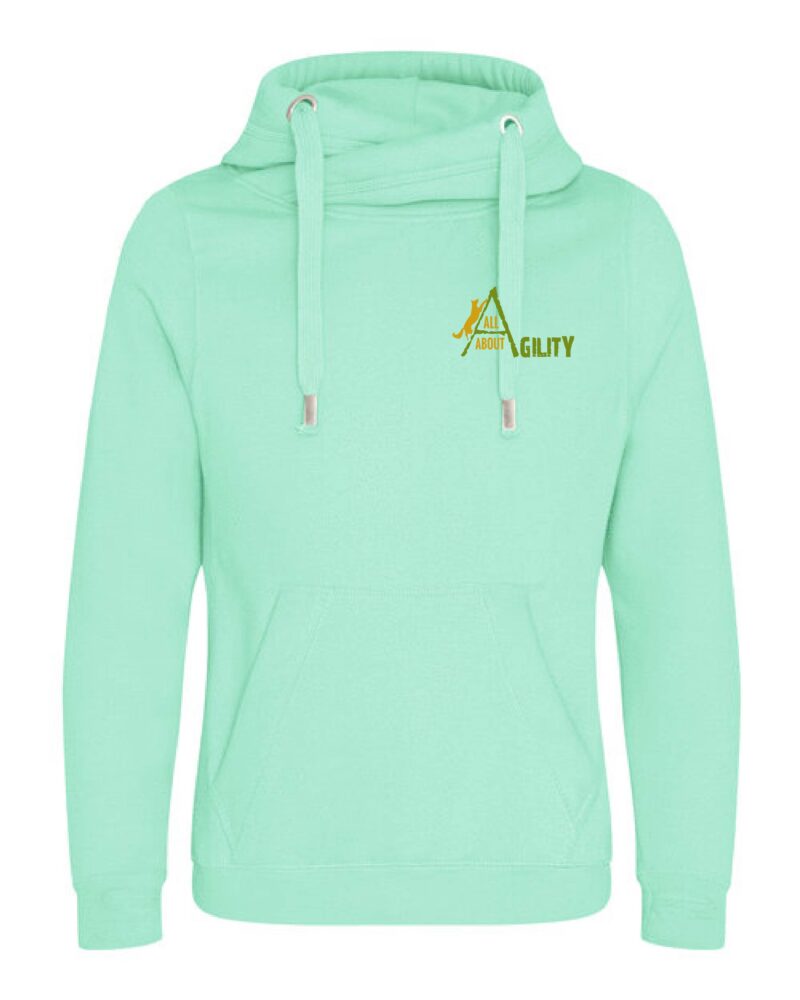 All About Agility Cross Neck Mint Hoody