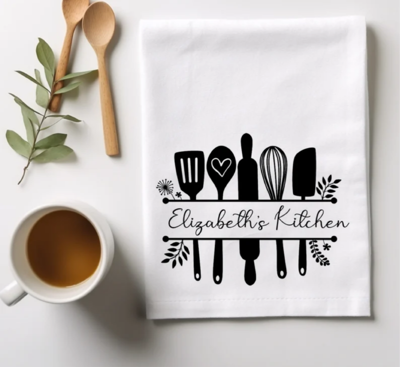 Personalised Gift, Personalised Tea Towel