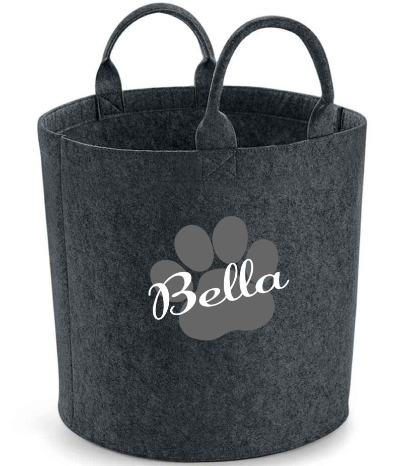 Personalised Dog Toy Basket
