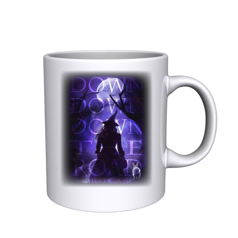 Down the witches road mug - des 3
