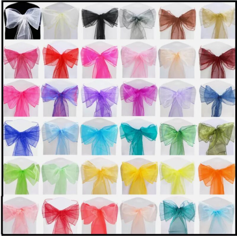 Wedding Organza Chair Sashes