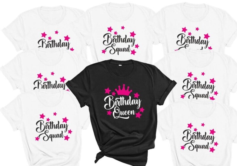 Birthday Squad Stars T-Shirts