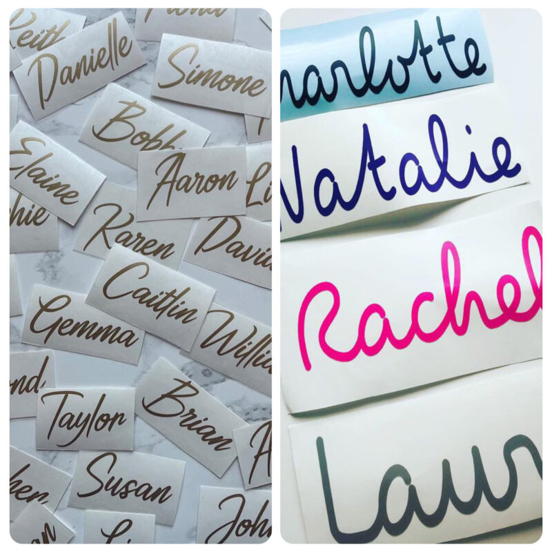 Vinyl decals