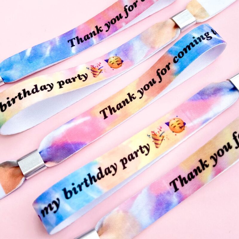 Personalised fabric wristbands - Image 4